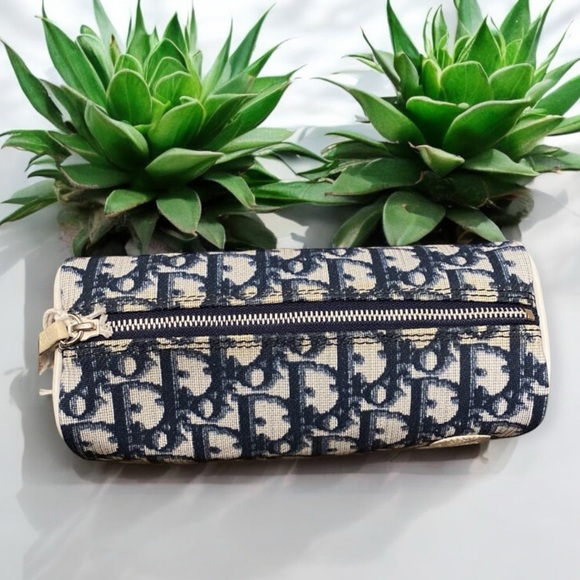 DIOR TROTTER LEATHER Makeup BAG - Picture 3 of 13